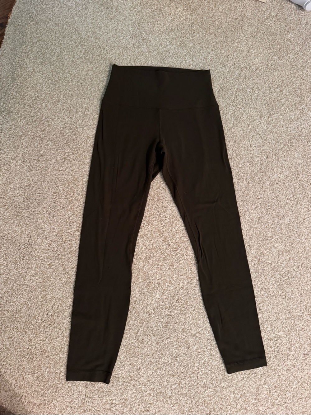 Lululemon 25” green align leggings